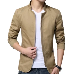 Brand Business Blazer Men Jackets Casual Fashion Mens Suit New Cotton Coats Slim Fit Windbreaker Jacket Man Tops Male - Image 4
