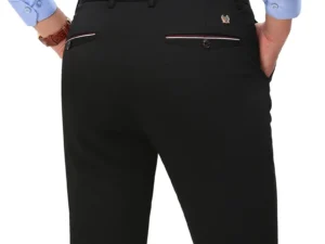 2020 Fashion Suit Pants Mens Elegant Dress Pants Solid Men Leisure Suits Trousers Male Slim Fit Pants Formal Black Blue