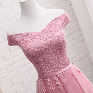 WYHS-90D#Bean Paste Pink Grey Blue Champagne Organza Bridesmaid Dress Long Short Free Customization Large Size Cheap Wholesale - Image 7