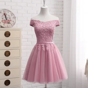 WYHS-90D#Bean Paste Pink Grey Blue Champagne Organza Bridesmaid Dress Long Short Free Customization Large Size Cheap Wholesale - Image 6