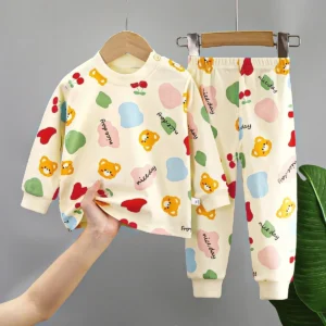 New Kids Boys Girls Pure Cotton Pajamas Cute Cartoon Long Sleeve Pyjamas Toddler Baby Autumn Sleepwear Children's Clothing Sets - Image 6