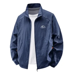 Summer Men's Sun Protection Casual Breathable Sports Windproof Water Resistant Ultrathin Jacket Outdoor Fishing Skin Clothing - Image 5