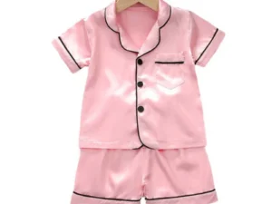 New Summer Baby Girls Clothes Suit Children Sleepwear Shirt Shorts 2Pcs/Sets Kids Boys Pajamas Toddler Costume Infant Tracksuits