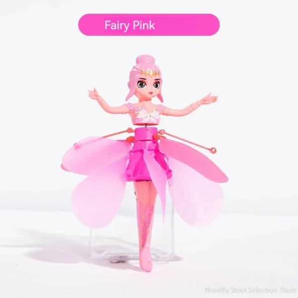 Little Princess Rotating Luminous Helicopter Doll Dancing Plane Gesture Induction Flying Toy Christmas Gift Holiday Gift - Image 2