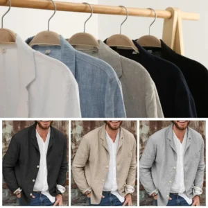 Men's Spring and Autumn Suit Jackets Casual Loose Suit Jackets Spring and Autumn Loose Suit - Image 6