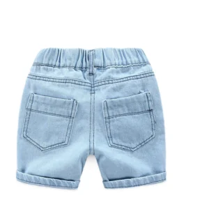 Summer Baby Boys Denim Shorts Fashion Hole Children Jeans South Korea Style Boy Casual Cowboy Shorts Child Toddler Beach Pants - Image 3