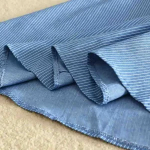 Women Single-Breasted High-Waist Mid-Length Skirt Solid Color Denim Skirt - Image 6