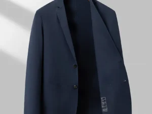 High-end suit men's Spring/Summer 2025 new business casual embossed seamless high-end feel ice silk suit sun-protective jacket