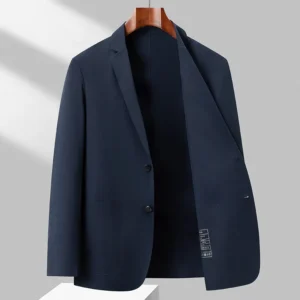 High-end suit men's Spring/Summer 2025 new business casual embossed seamless high-end feel ice silk suit sun-protective jacket