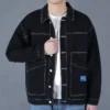 Denim Jackets Man Blazer Cargo Black Jeans Coat for Men Clothing Outwear Fast Delvery Cheap Price Stylish Branded Fashion New In - Image 5