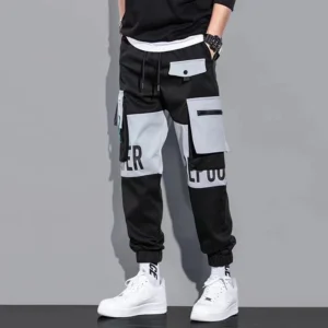Classic Streetwear Quick Dry Ice Silk Pants 2025 Men Versatile Casual Pants Male Summer Thin New Style Straight Leg Cargo Pants - Image 3