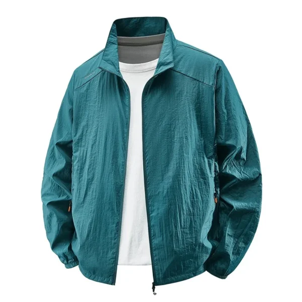 Summer Jackets Men Male Windbreaker Fishing Coats Father Ultrathin Sunscreen Jacket Youth Outerwearing Clohting Traveling Korean - Image 7