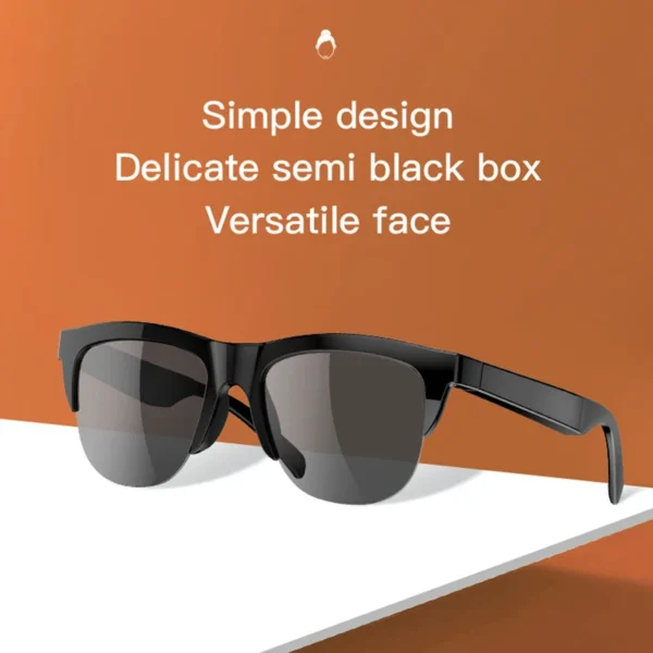 Xiaomi Bluetooth 5.3 Smart Sunglasses Glasses Ultraviolet-Proof HIFI Sound Quality Call Outdoor Black Sports Glasses Anti-Touch - Image 3