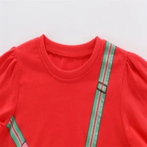 Jumping Meters 2-7T Long Sleeve Girls Bag Print T Shirts With Skirts For 2-7 Years Children's Blouses Kids Tees Tops Autumn Wear - Image 5