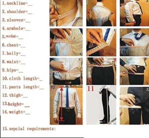 ( Jacket + Vest + Pants )Suits for Mens 2024 Casual Business Suit High-end Social Formal Suit 3 Pcs Set Groom Wedding Men - Image 6