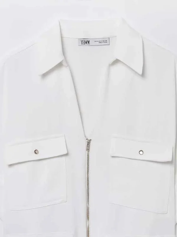 European style new women's fashion solid color crepe comfortable short-sleeved lapel shirt trousers suit - Image 4