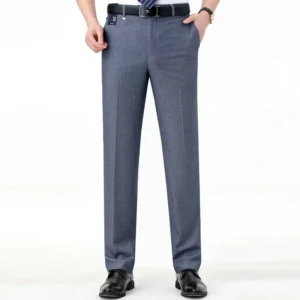 Top-Quality Men's Woolen Trousers - Traf Suit Pants,Business Formal,Trousers for Men, Man Pants, Naples Wool Dress Pants for Men - Image 4