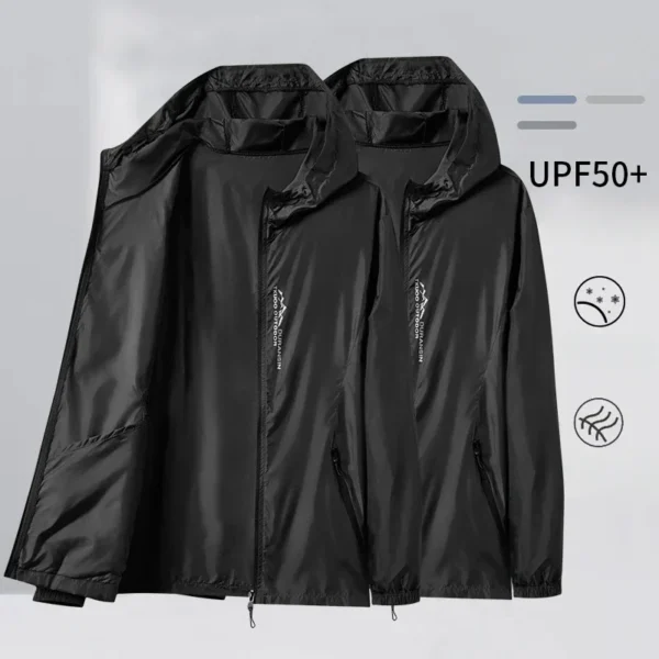 Hiking Skin Jacket Outerwear Coat Camping Rain Jackets Waterproof Sun Protection Fishing Hunting Clothes Quick Dry Sunscreen