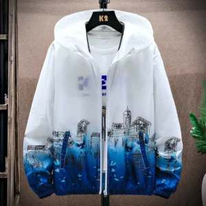 Outdoor Lightweight Hoodie Jacket Coat Men Long Sleeve Fishing Swim Shirt Quick Dry Hiking T-Shirt Women Sun Protection Clothing - Image 4