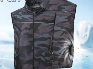 Cooling Fan Vest Hiking Air-conditioned Clothes Men Women Cooling Vest Work Sport Outdoor Camping Fishing Summer Cool Jacket