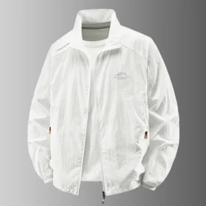 Summer Men's Sun Protection Casual Breathable Sports Windproof Water Resistant Ultrathin Jacket Outdoor Fishing Skin Clothing