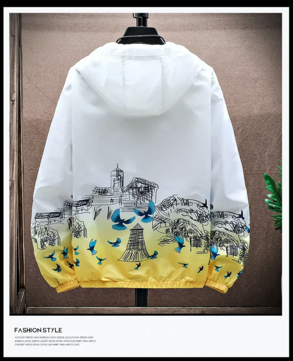 Outdoor Lightweight Hoodie Jacket Coat Men Long Sleeve Fishing Swim Shirt Quick Dry Hiking T-Shirt Women Sun Protection Clothing - Image 7