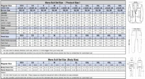 ( Jacket + Vest + Pants )Suits for Mens 2024 Casual Business Suit High-end Social Formal Suit 3 Pcs Set Groom Wedding Men - Image 7