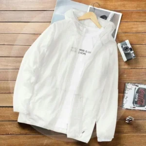 1PC outdoor ice silk elastic ultra-thin clothing, sun protection jacket, beach top waterproof, lightweight, and UV resistant - Image 3
