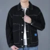 Denim Jackets Man Blazer Cargo Black Jeans Coat for Men Clothing Outwear Fast Delvery Cheap Price Stylish Branded Fashion New In - Image 3