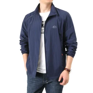 2025 Men's Summer Sun Protection Jacket Ultra-Light Thin Skin-Friendly Breathable UV Proof Fishing Ice Silk Sunscreen Coat - Image 7