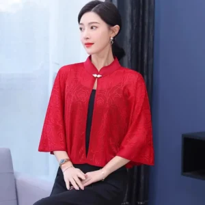 Tops Streetwear Party Vintage Casual Elegant Outerwear Cloak Summer Capes Ponchos Coats Fashion Clothes Women Clothing - Image 5