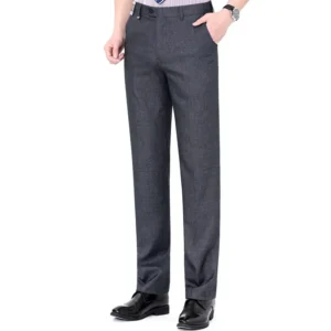 Top-Quality Men's Woolen Trousers - Traf Suit Pants,Business Formal,Trousers for Men, Man Pants, Naples Wool Dress Pants for Men - Image 5