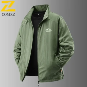 2025 Men's Summer Sun Protection Jacket Ultra-Light Thin Skin-Friendly Breathable UV Proof Fishing Ice Silk Sunscreen Coat - Image 5