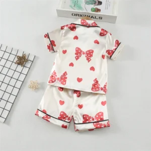 New Summer Baby Girls Clothes Suit Children Sleepwear Shirt Shorts 2Pcs/Sets Infant Pajamas Kids Clothing Toddler Casual Costume - Image 6