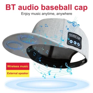 2025 Hat Bluetooth Speaker Adjustable Bluetooth Hat Wireless Smart Speaker Cap For Outdoor Running Sports Baseball Cap With Mic