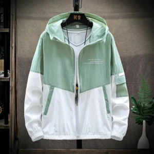 Summer Hooded Jacket Men Women Waterproof Sun Protection Clothing Fishing Hunting Clothes Quick Dry Skin Patchwork Windbreaker - Image 6