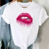 Leopard Print Explosive European and American Leopard Print Print Dress Blouse Women's T-shirt Oversized T Shirt Tops - Image 7