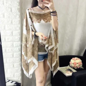 Woman Fashion Beach Dress Blouses Sun Protection Cardigan Summer Beach Holiday Cardigan Women Long Blouses Tops - Image 6