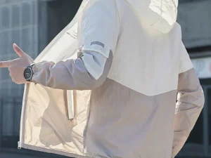 Summer Hooded Jacket Men Women Waterproof Sun Protection Clothing Fishing Hunting Clothes Quick Dry Skin Patchwork Windbreaker