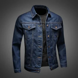 Jeans Coat for Men Blue Autumn Slim Fit Denim Jackets Man Cheap Price Stylish Designer Vintage Cowboy Loose Winter Outerwear Low