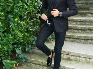 2025 Black mens clothing for Wedding Groom custom suit Tuxedos Blazer Coat Pants Slim Fit Prom men suits Masculino Costume Homme