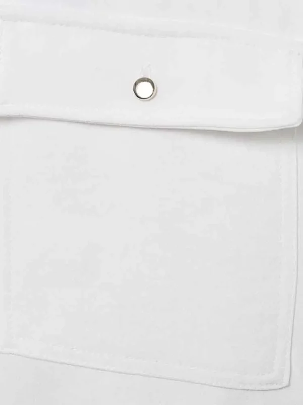 European style new women's fashion solid color crepe comfortable short-sleeved lapel shirt trousers suit - Image 7