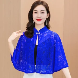 Tops Streetwear Party Vintage Casual Elegant Outerwear Cloak Summer Capes Ponchos Coats Fashion Clothes Women Clothing - Image 7