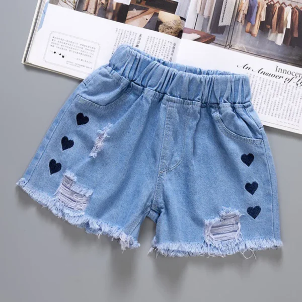 Summer Baby Boys Denim Shorts Fashion Hole Children Jeans South Korea Style Boy Casual Cowboy Shorts Child Toddler Beach Pants - Image 4