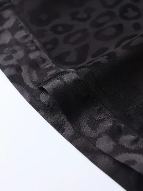 Men's pajamas short sleeved summer ice silk home clothing men's summer casual thin cardigan can be worn as a set home clothing - Image 5