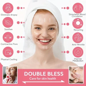 Silicone Cube Tray Shape Face Facial Ice Roller Massage Face Massage Roller Frozen Facial Reusable Ice Face Roller Skincare Tool - Image 4