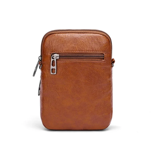 Multi-Functional Soft PU Leather Small Shoulder Bag For Women Vintage Crossbody Bag Cash Purse Cell phone Baga Handbag Purse - Image 3