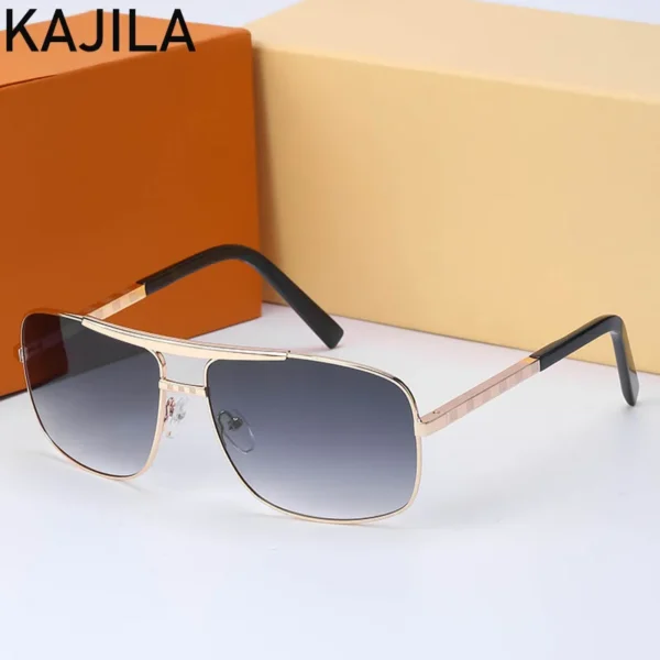 Vintage Square Men Sunglasses Brown 2025 Luxury Brand Retro Classic Sun Glasses For Man UV400 Oculos De Sol Masculino Wholesale - Image 4