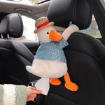 duck Creative Ass Tissue Box Soft Cartoon Paper Napkin Case Cute Animals Car Paper Boxes Lovely Napkin Holder for Car Seat