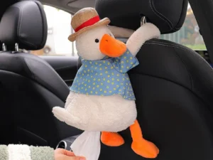 duck Creative Ass Tissue Box Soft Cartoon Paper Napkin Case Cute Animals Car Paper Boxes Lovely Napkin Holder for Car Seat
